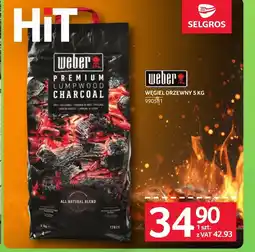 Selgros Węgiel drzewny Weber oferta