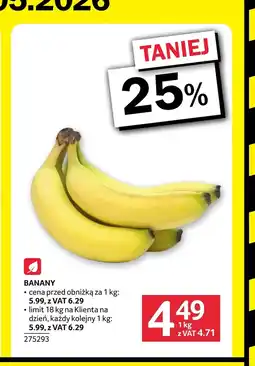 Selgros Banany oferta