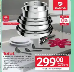 Selgros Zestaw naczyń Tefal oferta