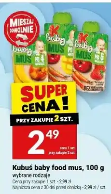 Twój Market Kubuś baby food mus oferta