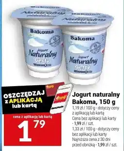 Twój Market Jogurt naturalny Bakoma oferta
