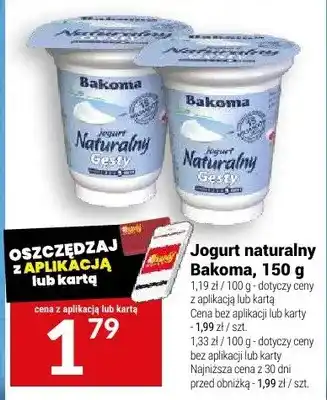 Twój Market Jogurt naturalny Bakoma oferta