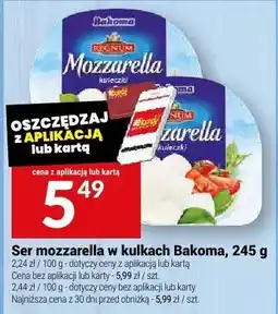 Twój Market Ser mozzarella w kulkach Bakoma oferta