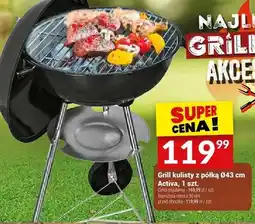 Twój Market Grill kulisty z półką Ø43cm Activa oferta