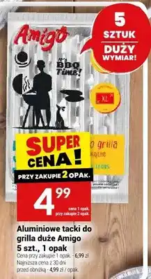 Twój Market Aluminiowe tacki do grilla duże Amigo 5szt oferta