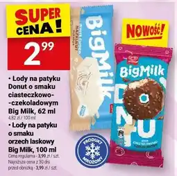 Twój Market Lody na patyku o smaku orzech laskowy Big Milk oferta