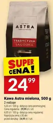 Twój Market Kawa Astra Tradycyjna Łagodna mielona oferta