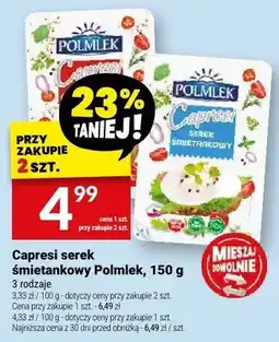 Twój Market Capresi serek śmietankowy Polmlek oferta
