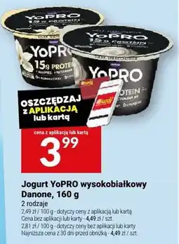 Twój Market Jogurt YoPRO wysokobiałkowy Danone czekolada oferta