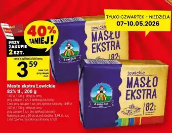 Twój Market Masło ekstra Łowickie 82% oferta