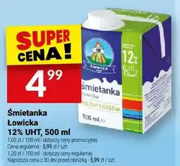 Twój Market Śmietanka Łowicka 12% UHT oferta