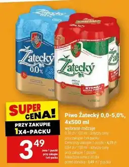 Twój Market Piwo Żatecky 0,0-5,0% oferta