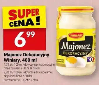 Twój Market Majonez Dekoracyjny Winiary oferta