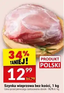 Twój Market Szynka wieprzowa bez kości polska oferta