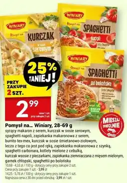 Twój Market Pomysł na... Winiary spaghetti po bolońsku oferta
