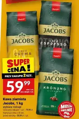 Twój Market Kawa ziarnista Jacobs Krönung oferta