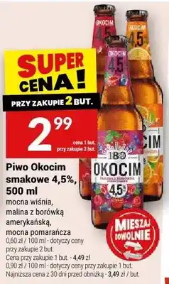Twój Market Piwo Okocim smakowe mocna pomarańcza 4,5% oferta