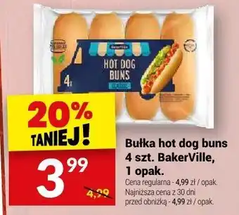 Twój Market Bułka hot dog buns BakerVille oferta