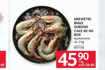 Selgros Krewetki Białe oferta