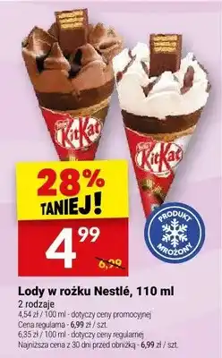 Twój Market Lody w rożku Nestlé oferta
