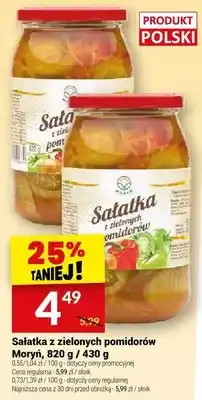 Twój Market Sałatka z zielonych pomidorów Moryń oferta
