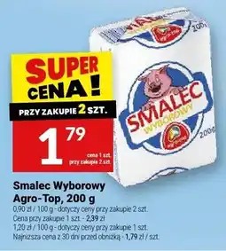 Twój Market Smalec Wyborowy Agro-Top oferta