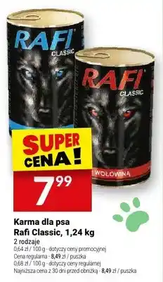 Twój Market Karma dla psa Rafi Classic wołowina oferta