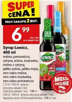Twój Market Syrop Łowicz zero cukru pomarańcza oferta