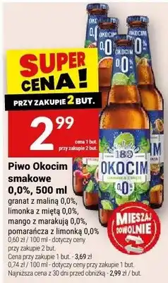 Twój Market Piwo Okocim smakowe pomarańcza z limonką 0,0% oferta