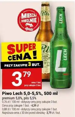 Twój Market Piwo Lech 5,0-5,5% oferta