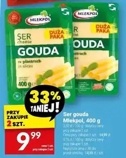 Twój Market Ser gouda Mlekpol w plastrach oferta