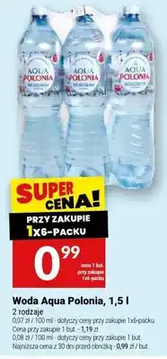 Twój Market Woda Aqua Polonia oferta