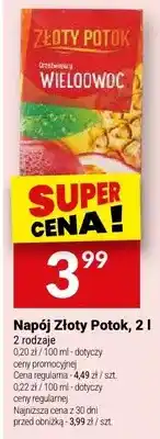 Twój Market Napój Złoty Potok Wieloowoc oferta