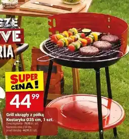 Twój Market Grill okrągły z półką Ø35cm Kostaryka oferta