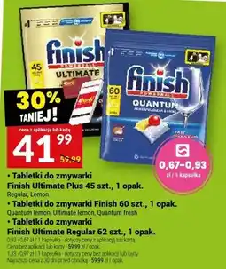 Twój Market Tabletki do zmywarki Finish Ultimate Regular 62szt oferta