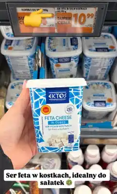 Biedronka Ser feta w kostkach Ektos oferta