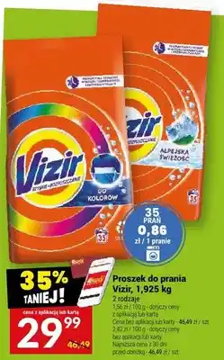 Twój Market Proszek do prania Vizir alpejska świeżość oferta