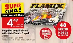 Twój Market Podpałka do grilla biała 48 kostek Flamix 2 rodzaje oferta