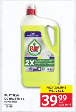 Selgros Płyn do naczyń Fairy oferta