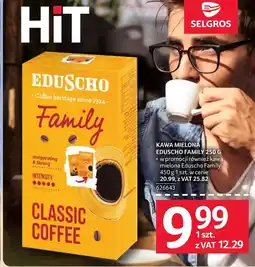 Selgros Kawa mielona Eduscho oferta