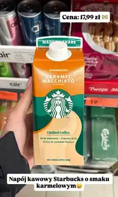 Biedronka Napój kawowy Starbucks Caramel Macchiato Chilled Coffee oferta