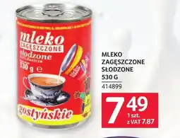 Selgros Mleko zagęszczone oferta