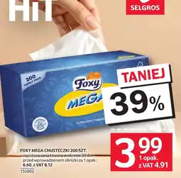 Selgros Chusteczki Foxy oferta