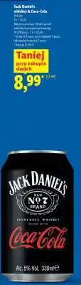 Lidl Jack Daniel's whiskey & Coca-Cola oferta