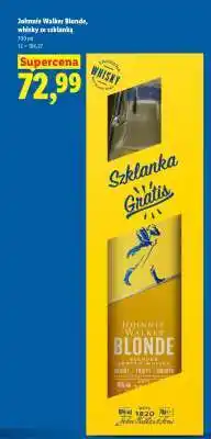 Lidl Johnnie Walker Blonde, whisky ze szklanką oferta