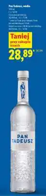 Lidl PAN TADEUSZ Wódka oferta