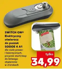 Kaufland SWITCH ON Elektryczny otwieracz do puszek SODOE 4 A1 oferta