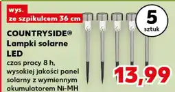 Kaufland COUNTRYSIDE Lampki solarne LED oferta
