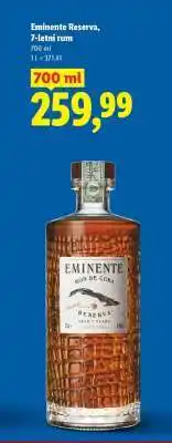 Lidl Eminente Reserva, 7-letní rum oferta