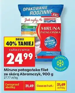 Biedronka Miruna patagońska filet ze skórą Abramczyk, 900 g oferta